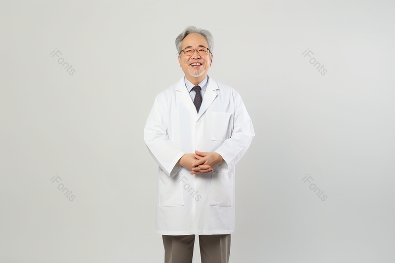 白色外套带着老花眼镜的老年中医生大夫,高清,摄影图,摄影图片,图片大全,摄影图免费下载